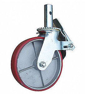 6-Zoll-Gestellgießmaschine PU-Räder bügeln justierbare Gestellräder 250kgs der Gießmaschinen