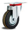 4'' Rubber Wheel For Trolley Cart Casters Industrial Caster Wheels